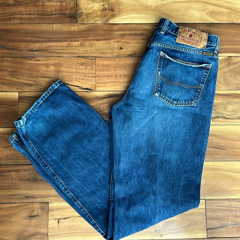 Lucky Brand Men's Straight Blue Jeans